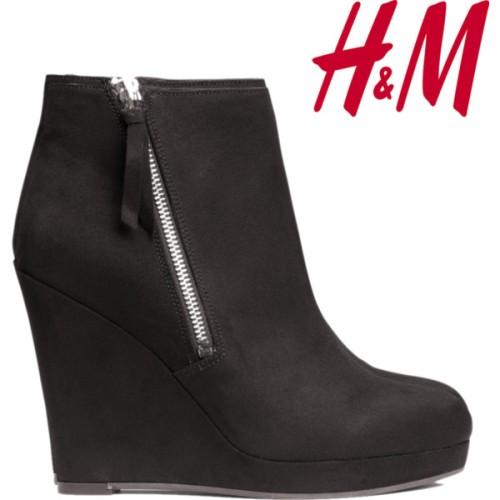 h&m flat boots