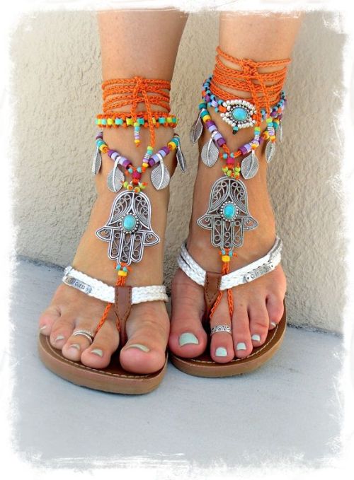 Bohemian Barefoot Sandals Just Trendy Girls