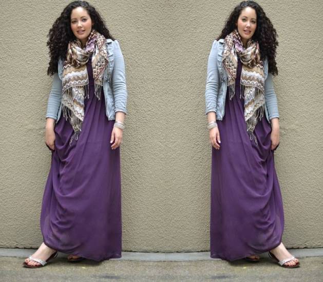 plus size maxi dress with jacket