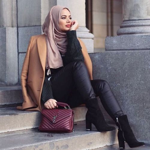winter outfits for hijabis