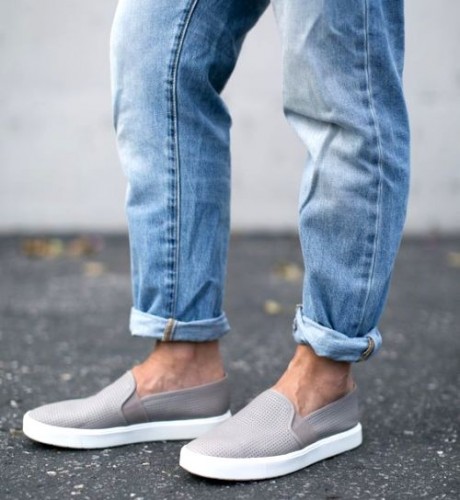 fashionable slip on sneakers