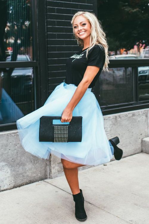 Ways To Wear The Midi Tulle Skirts Just Trendy Girls 2328