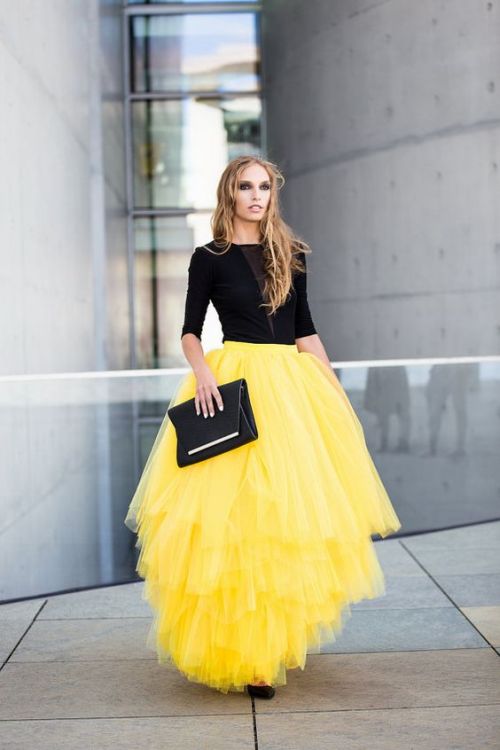 Ways To Wear The Midi Tulle Skirts Just Trendy Girls 1325