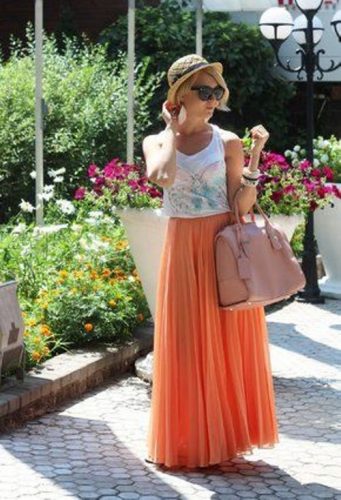 comfy maxi skirt