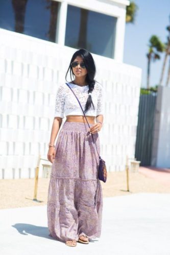 comfy maxi skirt