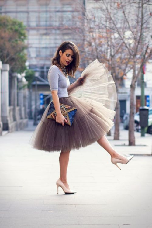 Ways To Wear The Midi Tulle Skirts Just Trendy Girls 4946