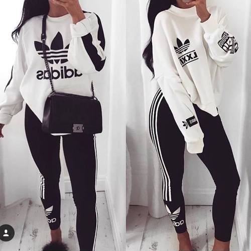 adidas sweater outfit