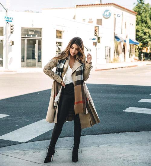 burberry trench street style