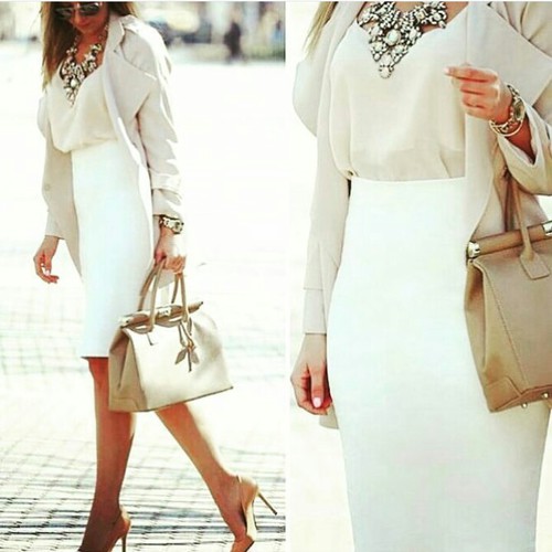 classy white outfits