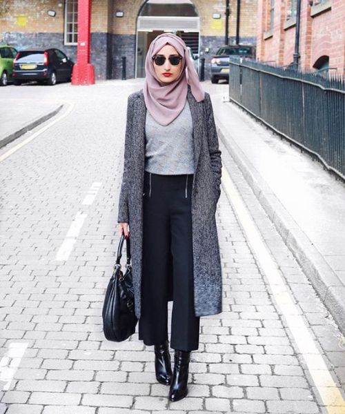 Winter hijab trends | | Just Trendy Girls