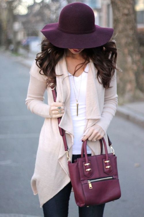 burgundy dress with pink shoes