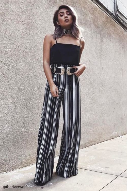 flowy pants outfit