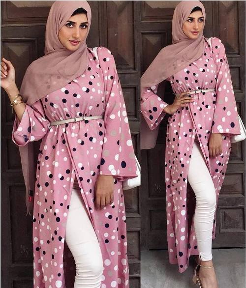 maxi dress hijab style