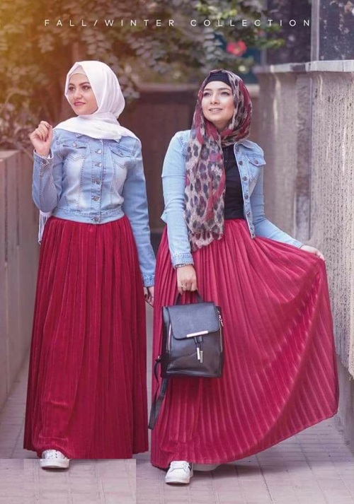 maxi skirt hijab