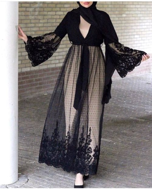 abaya gown style 2018