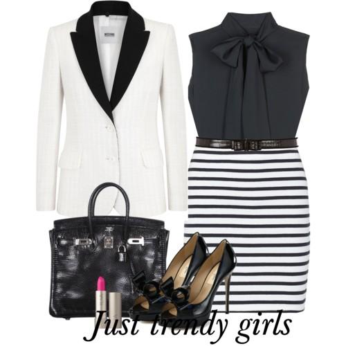 Winter outfits in black and white | | Just Trendy Girls