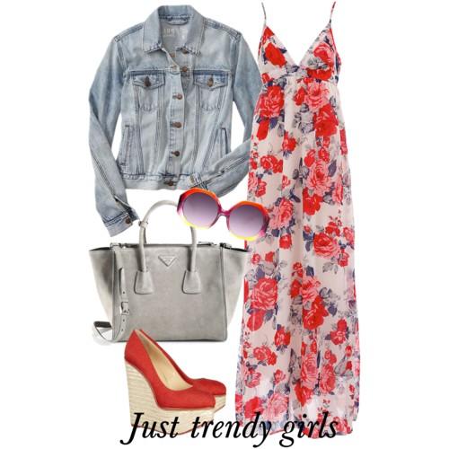 Summer maxi dresses with jackets | Just Trendy Girls