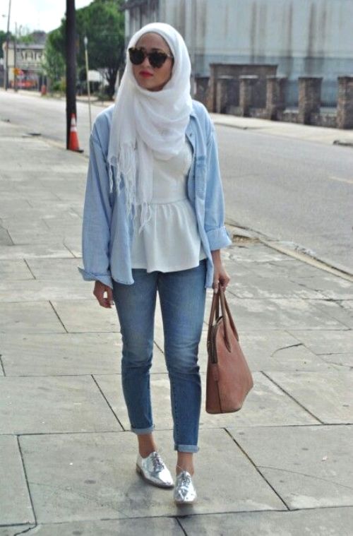 smart casual hijab | Just Trendy Girls