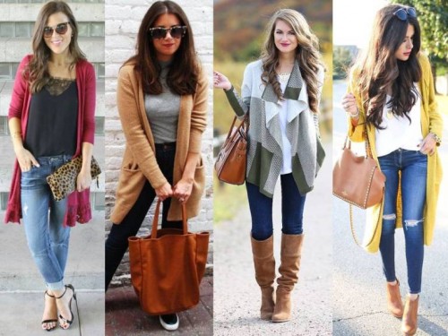 How to wear long cardigans | | Just Trendy Girls