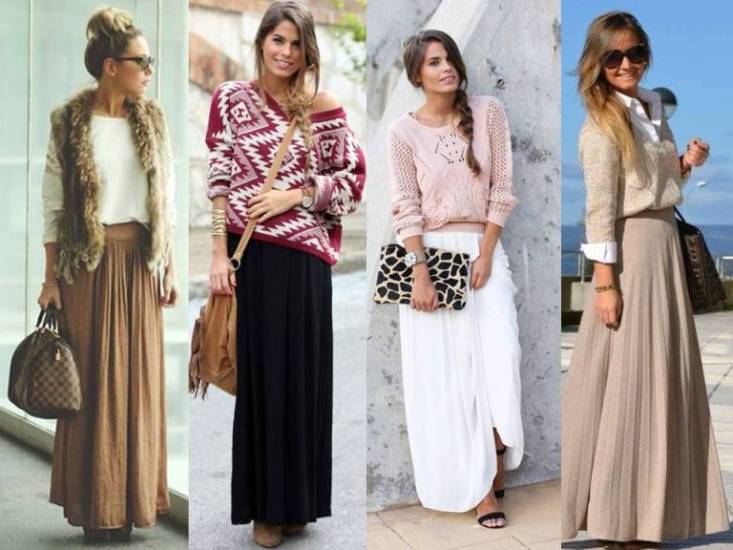 How to wear skirt in winter | | Just Trendy Girls