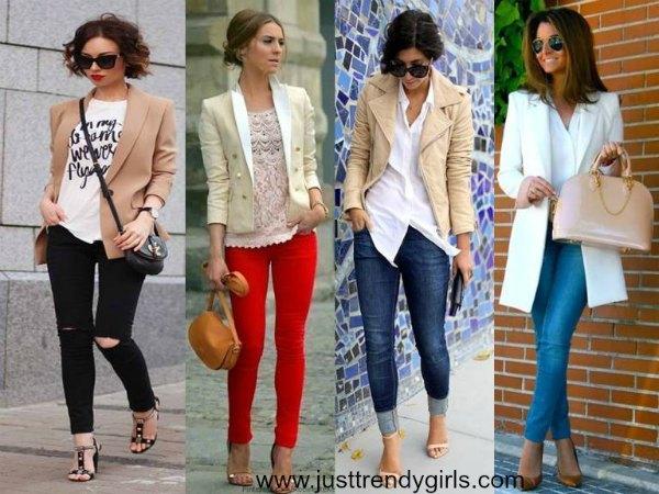 Casual blazers styling ideas | | Just Trendy Girls