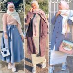 Hijab outfits in pastel colors | | Just Trendy Girls