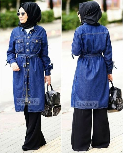 denim shirt hijab