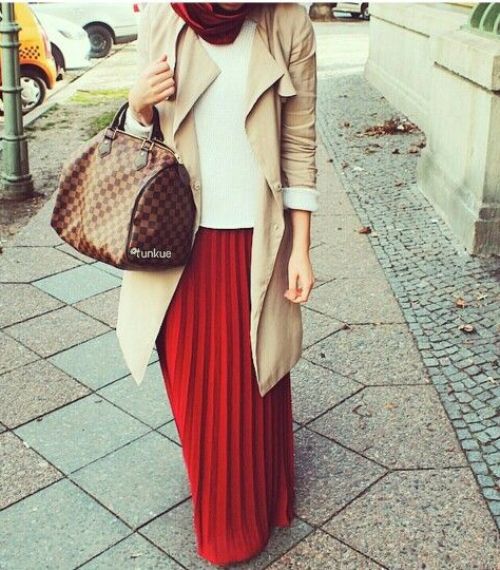 Hijab chic from the street | Just Trendy Girls