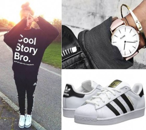 women's outfits with adidas shoes