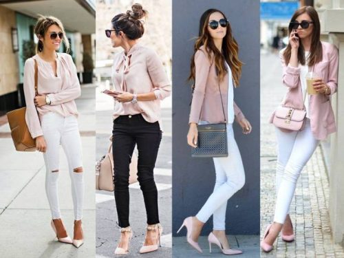 How to wear the blush pink outfits 