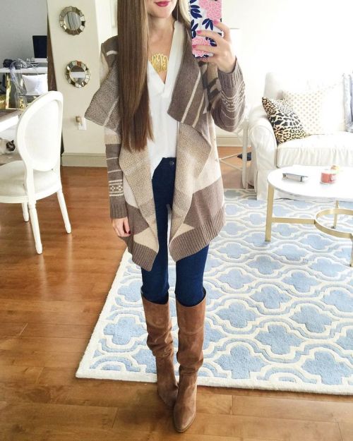 How to wear the waterfall cardigan | | Just Trendy Girls