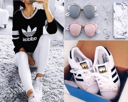 outfits to wear with adidas