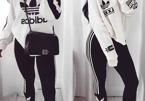 adidas outfit black