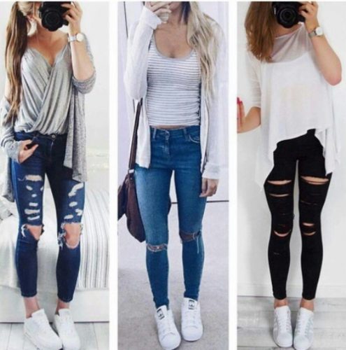 casual outfits school
