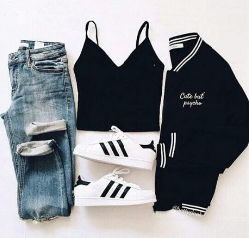 cute casual outfits for school