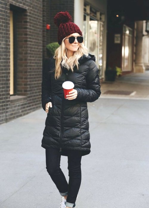 How to wear a puffy jacket this winter | | Just Trendy Girls