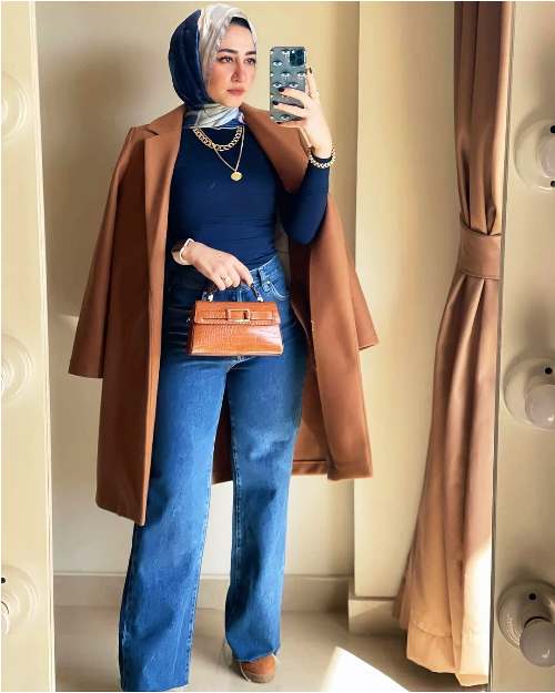 Winter hijab outfits in prude and style looks | Just Trendy Girls