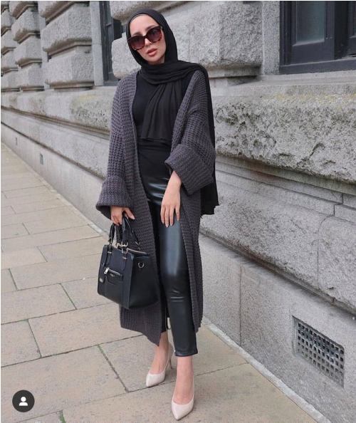 Fashion winter coats and jackets with hijab | | Just Trendy Girls