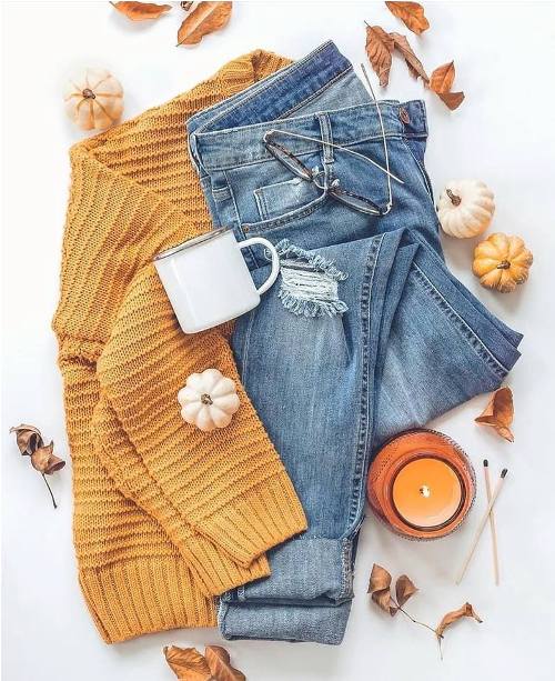 Winter basics in warm colors | | Just Trendy Girls