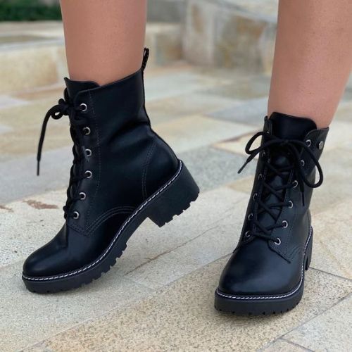 stylish combat boots